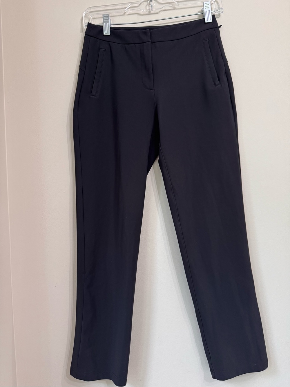 Lululemon Black Women's Trousers - Sleek Straight Leg